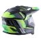 CASCO GHB 819-7 CHALLENGER NEGRO AMARILLO VERDE