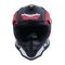 CASCO GHB 819-7 MX ONWARD NEGRO ROJO MATE