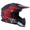 CASCO GHB 819-7 MX ONWARD NEGRO ROJO MATE