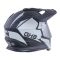 CASCO GHB 819-7 SQUALO NEGRO GRIS MATE MICA IRIDIUM SILVER