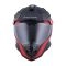 CASCO GHB 819-7 SQUALO NEGRO ROJO MATE
