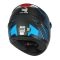 CASCO GHB M-61 KRAXEN AZUL NEGRO MATE MICA TINTEADA AZUL