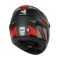 CASCO GHB M-61 KRAXEN NEGRO ROJO MATE