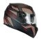 CASCO GHB M-61 KRAXEN NEGRO ROJO MATE