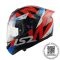 CASCO LS2 FF352 EVO WOLVES NEGRO ROJO SPOILER ROJO