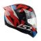 CASCO LS2 FF352 EVO WOLVES NEGRO ROJO SPOILER ROJO