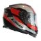 CASCO LS2 FF800 STORM II ROCKER SILVER ROJO