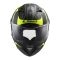 CASCO INTEGRAL CARBONO LS2 FF805 THUNDER RACING1 AMARILLO MATTE