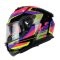 CASCO LS2 FF808 STREAM II ROAD NEGRO ROSA