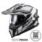 CASCO LS2 MX701 EXPLORER ALTER NEGRO BLANCO MATE
