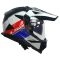CASCO LS2 MX702 PIONEER II RALLY ROJO BLANCO AZUL