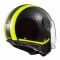 CASCO LS2 OF558 SPHERE LUX II CRUSH NEGRO AMARILLO