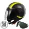 CASCO LS2 OF558 SPHERE LUX II CRUSH NEGRO AMARILLO