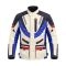 CHAQUETA ATROX TECH-3  LARGA BLANCA AZUL ROJO
