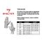 GUANTE SHELTER MATRIX NEGRO GRIS ROJO