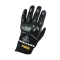 GUANTE ATROX BALI CUERO Y TEXTIL NEGRO