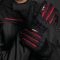 GUANTE LS2 JET II NEGRO ROJO HOMBRE