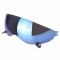 RPTO. LENTE SOL LS2 OF606 IRIDIUM AZUL