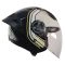 CASCO ABIERTO LS2 OF616 AIRFLOW II COURSE AZUL BLANCO