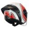 CASCO ABIERTO LS2 OF616 AIRFLOW II COURSE BLANCO ROJO