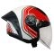 CASCO ABIERTO LS2 OF616 AIRFLOW II COURSE BLANCO ROJO