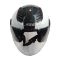 CASCO ABIERTO LS2 OF616 AIRFLOW II COVER BLANCO CAFE