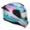 CASCO LS2 FF802 FLASH II IMPACT BLANCO ROSA CELESTE