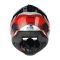 CASCO LS2 FF802 FLASH II IMPACT ROJO BLANCO