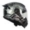 CASCO LS2 FF802 FLASH II POWER NEGRO SILVER