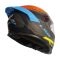 CASCO LS2 FF816 COSMOS DIGITAL NEGRO NARANJA MATE