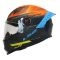 CASCO LS2 FF816 COSMOS DIGITAL NEGRO NARANJA MATE