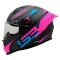 CASCO LS2 FF816 COSMOS MODOK NEGRO ROSA MATE