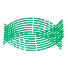 ADHESIVO BORDE LLANTA VERDE