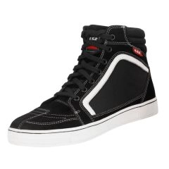 BOTA LS2 DORON NEGRA BLANCA HOMBRE