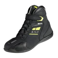 BOTA LS2 GARRA NEGRA AMARILLA HOMBRE