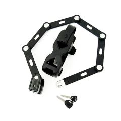 CANDADO SEGURIDAD PLEGABLE BK-811 NEGRO