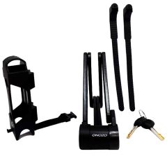 CANDADO SEGURIDAD PLEGABLE BK-811 NEGRO