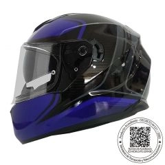 CASCO INTEGRAL LS2 FF320 STREAM EVO FLAUX NEGRO AZUL