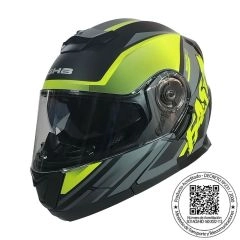 CASCO GHB 160 FAST NEGRO AMARILLO MATE