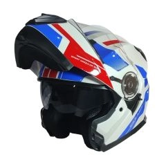 CASCO GHB 160 FINISHING BLANCO AZUL ROJO