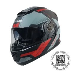 CASCO GHB 160 FINISHING NEGRO GRIS ROJO MATE
