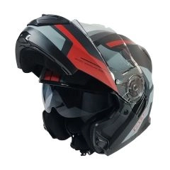 CASCO GHB 160 FINISHING NEGRO GRIS ROJO MATE