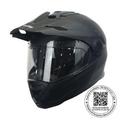 CASCO GHB 165 DOBLE PROPOSITO ABATIBLE NEGRO MATE