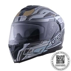 CASCO ABATIBLE GHB 166 ANDROID GRIS MATE