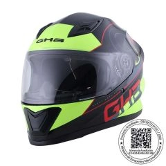 CASCO GHB M-62 CIRCLE NEGRO AMARILLO ROJO