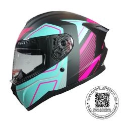 CASCO GHB M-72 EXILIO VERDE ROSA MATE