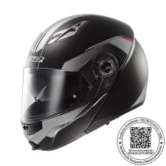 CASCO LS2 FF370 EASY SHADOW NEGRO GRIS MATE