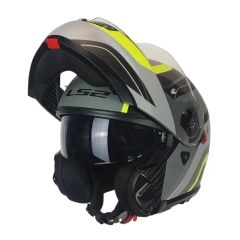 CASCO LS2 FF908 STROBE II MONZA NEGRO AMARILLO MATE