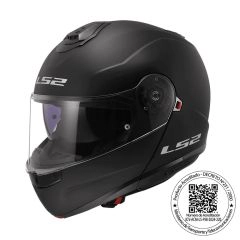 CASCO LS2 FF908 STROBE II SOLID NEGRO MATE