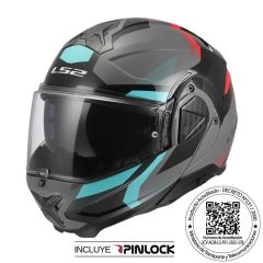 CASCO LS2 FF910 ADVANT II TRIPLE NARDO GRIS MATE